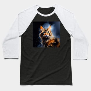 Calico cat art Baseball T-Shirt